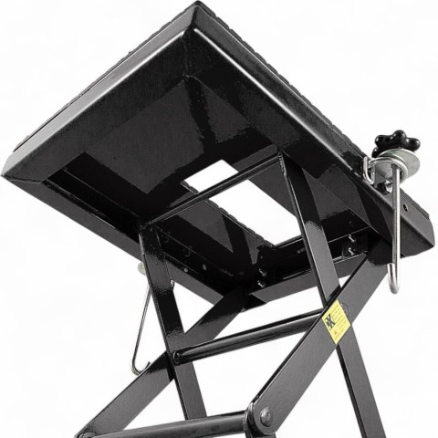 Bituxx Podnośnik Hydrauliczny Motocyklowy 135 kg 35-87 cm z Gumowaną Platformą