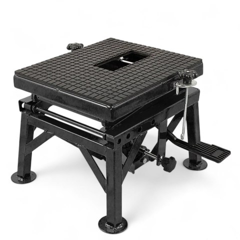 Bituxx Podnośnik Hydrauliczny Motocyklowy 135 kg 35-87 cm z Gumowaną Platformą