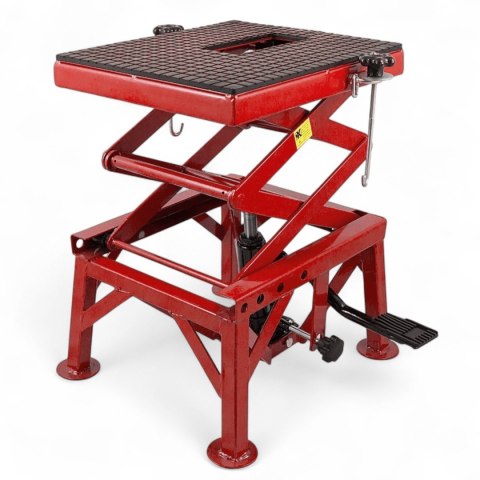 Bituxx Podnośnik Motocyklowy Hydrauliczny Bituxx 135 kg 87 cm Czerwony