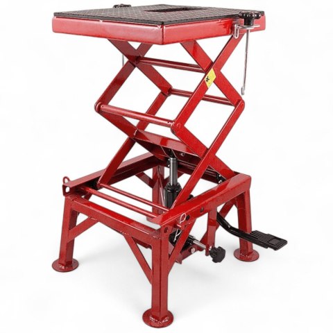 Bituxx Podnośnik Motocyklowy Hydrauliczny Bituxx 135 kg 87 cm Czerwony