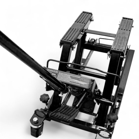 Bituxx Podnośnik motocyklowy hydrauliczny 680kg czarny stabilny mobilny trwały