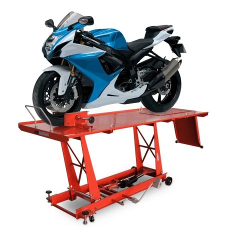Bituxx Podnośnik motocyklowy platforma podnośnik hydrauliczny 460 kg czerwony Bituxx Podnośnik motocyklowy platforma podnośnik hydrauliczny 460 kg czerwony