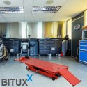 Bituxx Podnośnik motocyklowy platforma podnośnik hydrauliczny 460 kg czerwony Bituxx Podnośnik motocyklowy platforma podnośnik hydrauliczny 460 kg czerwony