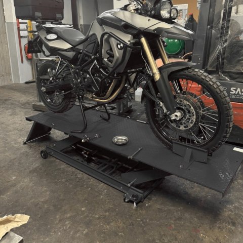 Bituxx Podnośnik motocyklowy platforma podnośnik hydrauliczny 464 kg stabilny Bituxx Podnośnik motocyklowy platforma podnośnik hydrauliczny 464 kg stabilny