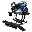 Bituxx Podnośnik motocyklowy platforma podnośnik hydrauliczny 464 kg stabilny Bituxx Podnośnik motocyklowy platforma podnośnik hydrauliczny 464 kg stabilny