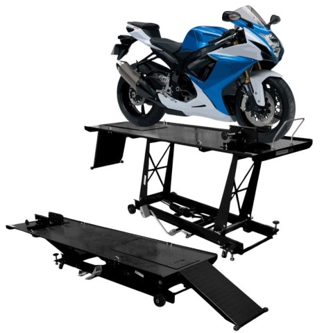 Bituxx Podnośnik motocyklowy platforma podnośnik hydrauliczny 464 kg stabilny Bituxx Podnośnik motocyklowy platforma podnośnik hydrauliczny 464 kg stabilny