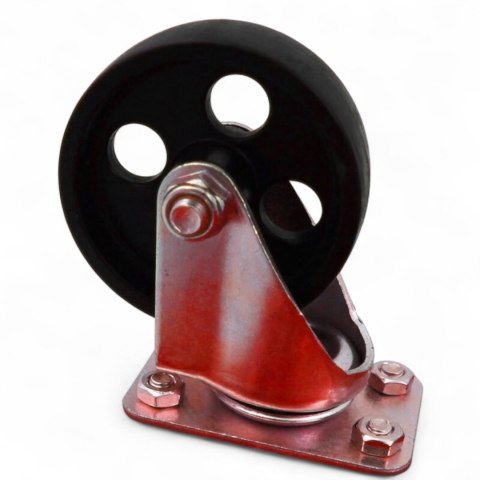 Bituxx Wózki Manewrowe 450 kg 4 Sztuki Czerwone Rolki Transportowe do Samochodów