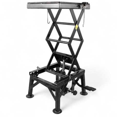 E-hurtownia Podnośnik Hydrauliczny Motocyklowy 135 kg 35-87 cm z Gumowaną Platformą E-hurtownia Podnośnik Hydrauliczny Motocyklowy 135 kg 35-87 cm z Gumowaną Platformą