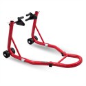 E-hurtownia Stojak motocyklowy uchwyt do motoru czerwony stalowy 250 kg regulowany E-hurtownia Stojak motocyklowy uchwyt do motoru czerwony stalowy 250 kg regulowany