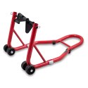 E-hurtownia Stojak motocyklowy uchwyt do motoru czerwony stalowy 250 kg regulowany E-hurtownia Stojak motocyklowy uchwyt do motoru czerwony stalowy 250 kg regulowany