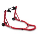 E-hurtownia Stojak motocyklowy uchwyt do motoru czerwony stalowy 250 kg regulowany E-hurtownia Stojak motocyklowy uchwyt do motoru czerwony stalowy 250 kg regulowany