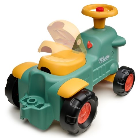 FALK FALK Maurice Traktorek Jeździk Zielony Pchacz Odpychacz Schowek od 1 roku FALK FALK Maurice Traktorek Jeździk Zielony Pchacz Odpychacz Schowek od 1 roku