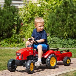 FALK FALK Traktorek Red Supercharger Czerwony Otwierana Maska Od 2 Lat