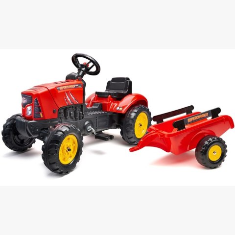 FALK FALK Traktorek Red Supercharger Czerwony Otwierana Maska Od 2 Lat FALK FALK Traktorek Red Supercharger Czerwony Otwierana Maska Od 2 Lat