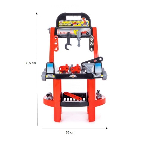 Inna marka Zestaw Majsterkowicza "Super Mechanik" + Zestaw Narzędzi Klocki Konstrukcyjne "Wynalazca" Polesie