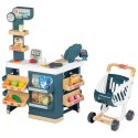 Smoby SMOBY Sklep Supermarket z Wózkiem Kasą i Elektronicznym Skanerem