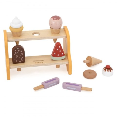 Viga Toys VIGA Drewniana Lodziarnia Sklepik Zestaw z Lodami 6 szt Lodów Viga Toys VIGA Drewniana Lodziarnia Sklepik Zestaw z Lodami 6 szt Lodów