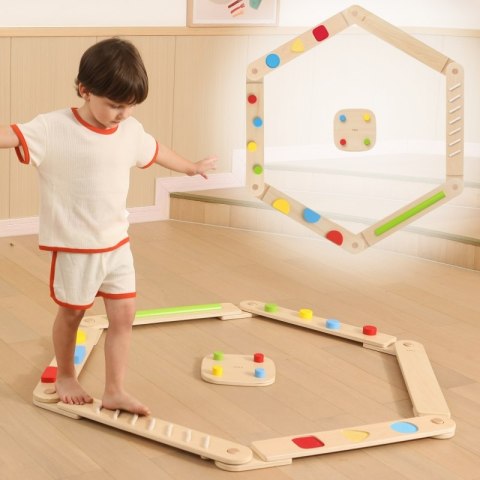 Viga Toys VIGA Drewniana Równoważnia Modułowa Tor Ścieżka Sensoryczna Viga Toys VIGA Drewniana Równoważnia Modułowa Tor Ścieżka Sensoryczna