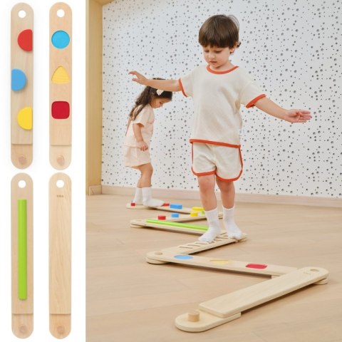 Viga Toys VIGA Drewniana Równoważnia Modułowa Tor Ścieżka Sensoryczna Viga Toys VIGA Drewniana Równoważnia Modułowa Tor Ścieżka Sensoryczna