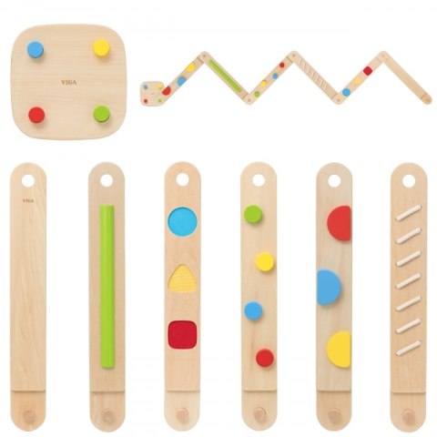 Viga Toys VIGA Drewniana Równoważnia Modułowa Tor Ścieżka Sensoryczna Viga Toys VIGA Drewniana Równoważnia Modułowa Tor Ścieżka Sensoryczna