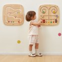 Viga Toys VIGA Drewniana Tablica Manipulacyjna Sensoryczna Labirynt Dotknij i Dopasuj Viga Toys VIGA Drewniana Tablica Manipulacyjna Sensoryczna Labirynt Dotknij i Dopasuj
