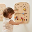Viga Toys VIGA Drewniana Tablica Manipulacyjna Sensoryczna Labirynt Dotknij i Dopasuj Viga Toys VIGA Drewniana Tablica Manipulacyjna Sensoryczna Labirynt Dotknij i Dopasuj