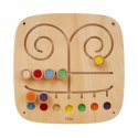Viga Toys VIGA Drewniana Tablica Manipulacyjna Sensoryczna Labirynt Dotknij i Dopasuj Viga Toys VIGA Drewniana Tablica Manipulacyjna Sensoryczna Labirynt Dotknij i Dopasuj