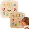 Viga Toys VIGA Drewniana Tablica Manipulacyjna Sensoryczna Nauka Liczenia Sorter Viga Toys VIGA Drewniana Tablica Manipulacyjna Sensoryczna Nauka Liczenia Sorter