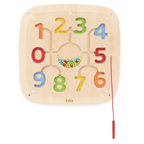 Viga Toys VIGA Drewniana Tablica Manipulacyjna Sensoryczna Nauka Liczenia Sorter Viga Toys VIGA Drewniana Tablica Manipulacyjna Sensoryczna Nauka Liczenia Sorter