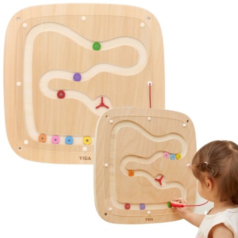 Viga Toys VIGA Drewniana Tablica Manipulacyjna Sensoryczna Przepływ Grawitacyjny Viga Toys VIGA Drewniana Tablica Manipulacyjna Sensoryczna Przepływ Grawitacyjny
