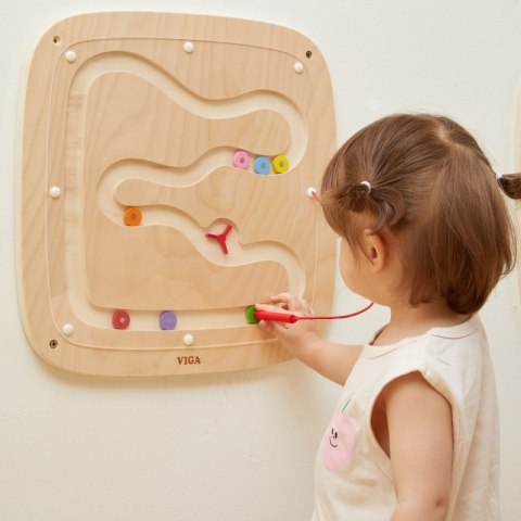 Viga Toys VIGA Drewniana Tablica Manipulacyjna Sensoryczna Przepływ Grawitacyjny Viga Toys VIGA Drewniana Tablica Manipulacyjna Sensoryczna Przepływ Grawitacyjny