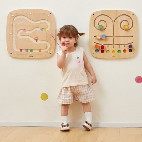 Viga Toys VIGA Drewniana Tablica Manipulacyjna Sensoryczna Przepływ Grawitacyjny Viga Toys VIGA Drewniana Tablica Manipulacyjna Sensoryczna Przepływ Grawitacyjny