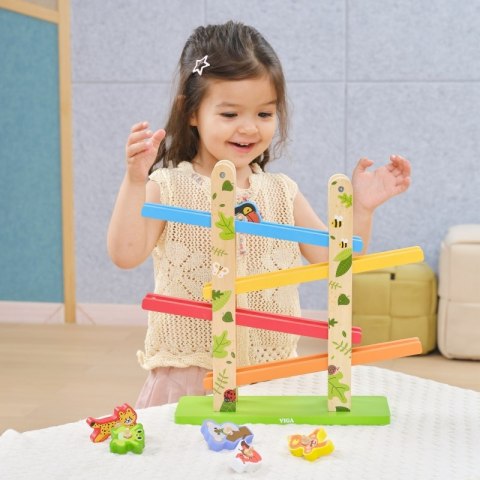Viga Toys VIGA Drewniana Zjeżdżalnia dla Zwierzątek Dżungla 7 el. Viga Toys VIGA Drewniana Zjeżdżalnia dla Zwierzątek Dżungla 7 el.