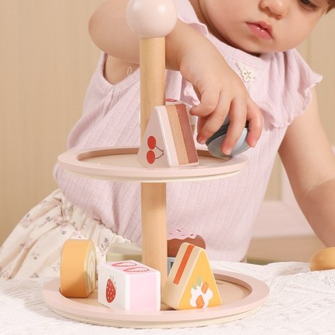 Viga Toys VIGA Drewniany Stojak na Ciasto z Akcesoriami Viga Toys VIGA Drewniany Stojak na Ciasto z Akcesoriami