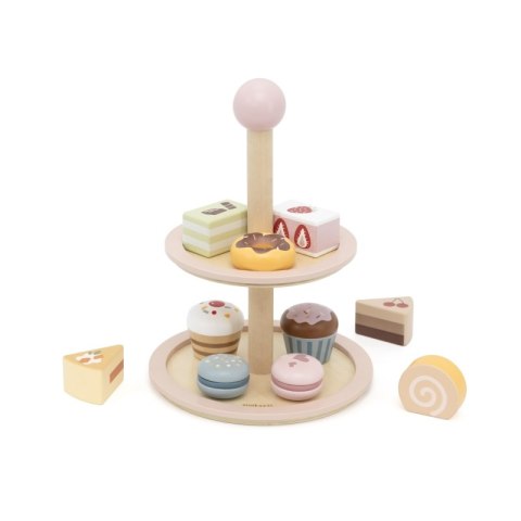 Viga Toys VIGA Drewniany Stojak na Ciasto z Akcesoriami Viga Toys VIGA Drewniany Stojak na Ciasto z Akcesoriami
