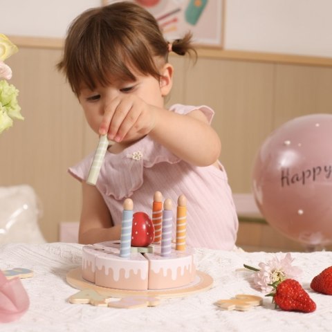 Viga Toys VIGA Drewniany Tort Urodzinowy do Krojenia Viga Toys VIGA Drewniany Tort Urodzinowy do Krojenia