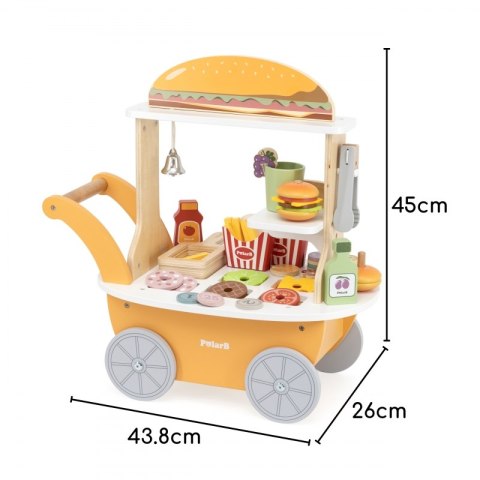 Viga Toys VIGA Minisklep z Hamburgerami - Kreatywna Zabawa w Odgrywanie Ról Viga Toys VIGA Minisklep z Hamburgerami - Kreatywna Zabawa w Odgrywanie Ról
