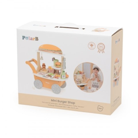 Viga Toys VIGA Minisklep z Hamburgerami - Kreatywna Zabawa w Odgrywanie Ról Viga Toys VIGA Minisklep z Hamburgerami - Kreatywna Zabawa w Odgrywanie Ról