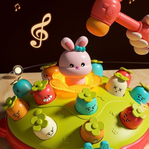 Woopie Baby WOOPIE BABY Interaktywna Gra Zręcznościowa Wbij Marchewke Edukacyjna Uderz Młotkiem w Kreta Woopie Baby WOOPIE BABY Interaktywna Gra Zręcznościowa Wbij Marchewke Edukacyjna Uderz Młotkiem w Kreta