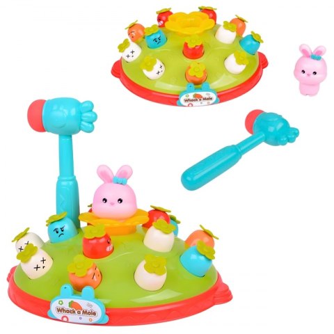 Woopie Baby WOOPIE BABY Interaktywna Gra Zręcznościowa Wbij Marchewke Edukacyjna Uderz Młotkiem w Kreta Woopie Baby WOOPIE BABY Interaktywna Gra Zręcznościowa Wbij Marchewke Edukacyjna Uderz Młotkiem w Kreta