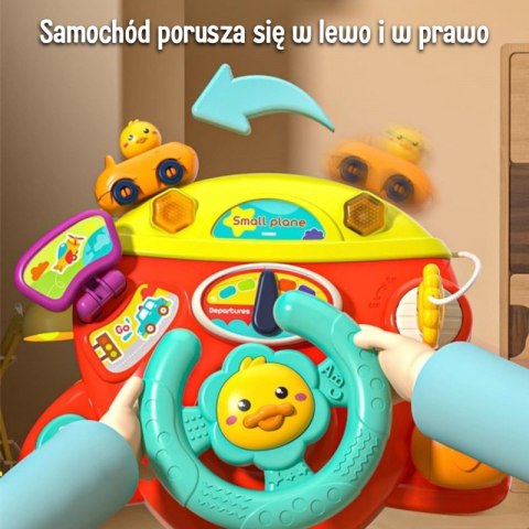 Woopie Baby WOOPIE BABY Interaktywna Kierownica Samolot Pojazd na Łózeczko Wózek Efekty 18m+ Woopie Baby WOOPIE BABY Interaktywna Kierownica Samolot Pojazd na Łózeczko Wózek Efekty 18m+