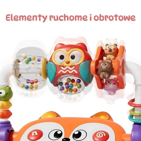 Woopie Baby WOOPIE BABY Interaktywne Pianino Edukacyjne Sensoryczne Lisek LED Grzechotki Woopie Baby WOOPIE BABY Interaktywne Pianino Edukacyjne Sensoryczne Lisek LED Grzechotki