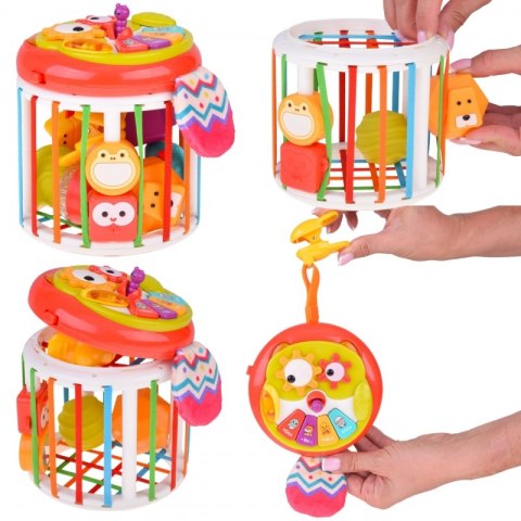 Woopie Baby WOOPIE BABY Walec Kostka Sensoryczna Interaktywny Bębenek Woopie Baby WOOPIE BABY Walec Kostka Sensoryczna Interaktywny Bębenek
