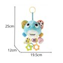 Woopie Baby WOOPIE Baby Pluszowy Słonik Maskotka Interaktywna Przytulanka Muzyczna z Zawieszkami i Gryzakami Woopie Baby WOOPIE Baby Pluszowy Słonik Maskotka Interaktywna Przytulanka Muzyczna z Zawieszkami i Gryzakami