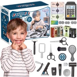 Woopie WOOPIE Barber Zestaw Fryzjerski dla Dzieci Salon Stylizacji 24el.