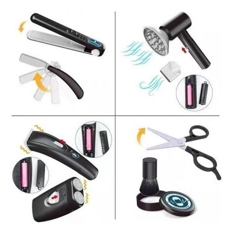 Woopie WOOPIE Barber Zestaw Fryzjerski dla Dzieci Salon Stylizacji 24el. Woopie WOOPIE Barber Zestaw Fryzjerski dla Dzieci Salon Stylizacji 24el.