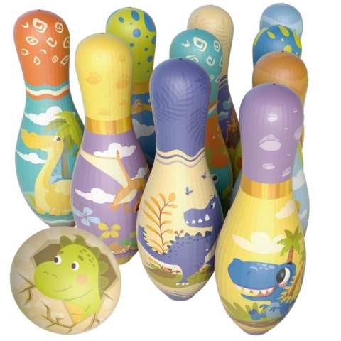 Woopie WOOPIE Gra Zręcznościowa Kręgle Miękkie Soft Dinozaury Zestaw 12el. Woopie WOOPIE Gra Zręcznościowa Kręgle Miękkie Soft Dinozaury Zestaw 12el.