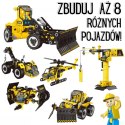Woopie WOOPIE Klocki Konstrukcyjne Zbuduj Pojazdy Budowlane 8 Modeli STEAM Woopie WOOPIE Klocki Konstrukcyjne Zbuduj Pojazdy Budowlane 8 Modeli STEAM