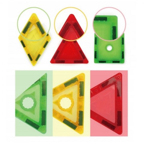 Woopie WOOPIE Klocki Magnetyczne 3D Edukacyjne Neodymowe Panele Dla Dzieci Woopie WOOPIE Klocki Magnetyczne 3D Edukacyjne Neodymowe Panele Dla Dzieci