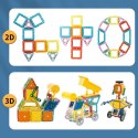 Woopie WOOPIE Klocki Magnetyczne 3D Pojazdy Zestaw 80el. Woopie WOOPIE Klocki Magnetyczne 3D Pojazdy Zestaw 80el.